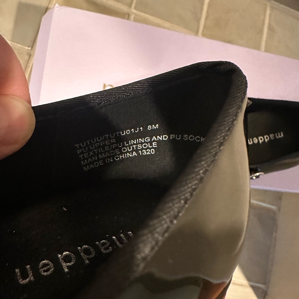 Madden Girl Black Mary Jane Flats - Picture 5 of 7